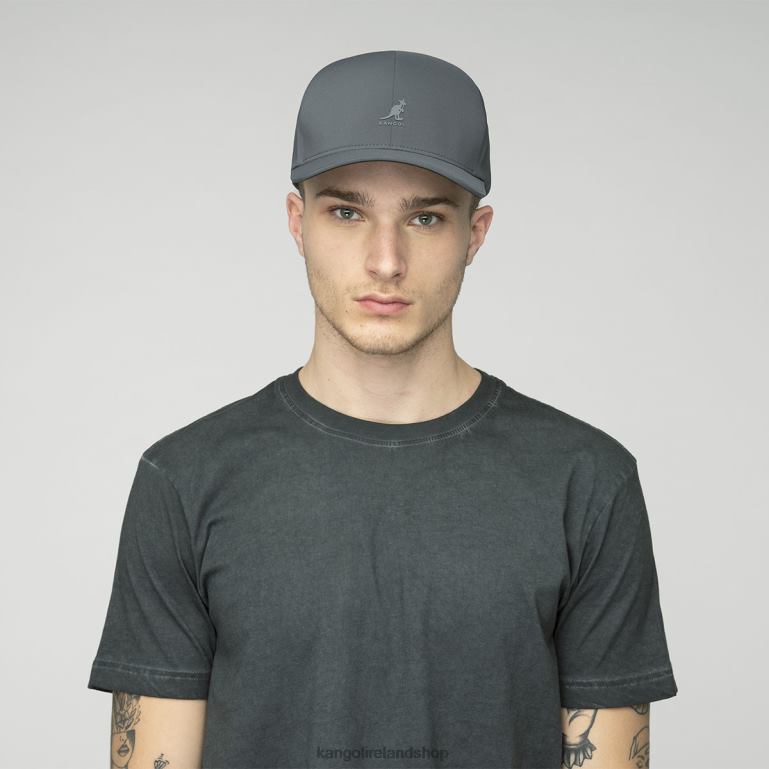 IE Kangol Flexfit Delta Cap Dark Grey Unisex Accessories 6B26V389