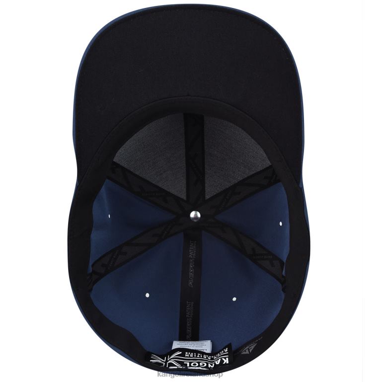 IE Kangol Flexfit Delta Cap Navy Unisex Accessories 6B26V390
