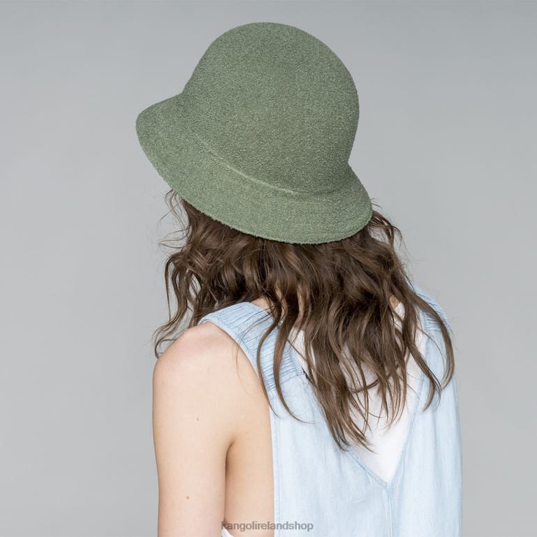 IE Kangol Flip It Reversible Casual Oil Green/Warm Apricot Unisex Accessories 6B26V507