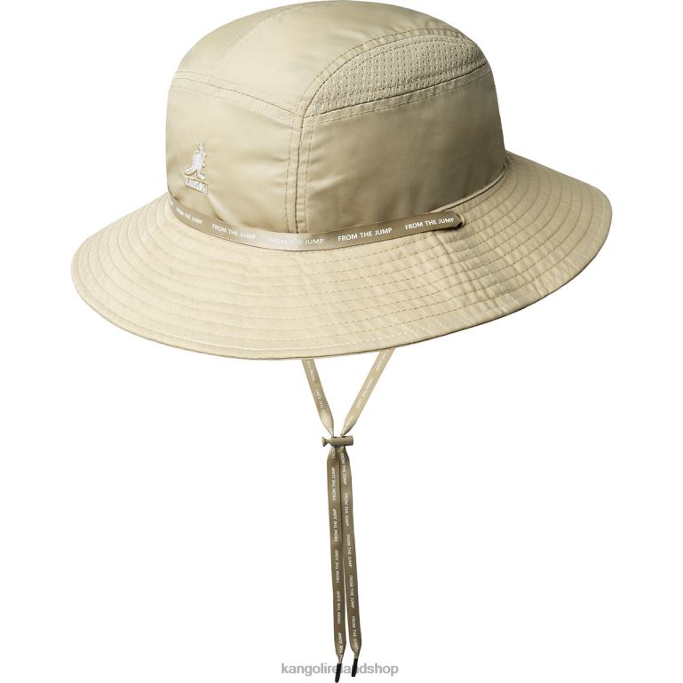 IE Kangol From The Jump Bucket Beige Unisex Accessories 6B26V670