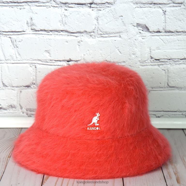 IE Kangol Furgora Bucket Cherry Glow Unisex Accessories 6B26V737
