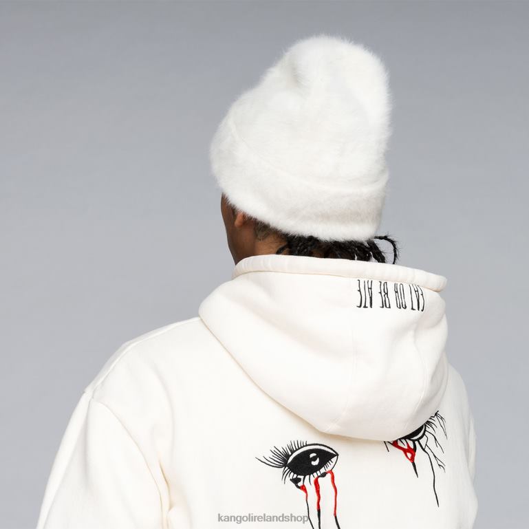 IE Kangol Furgora Cuff Beanie Ivory Unisex Accessories 6B26V830