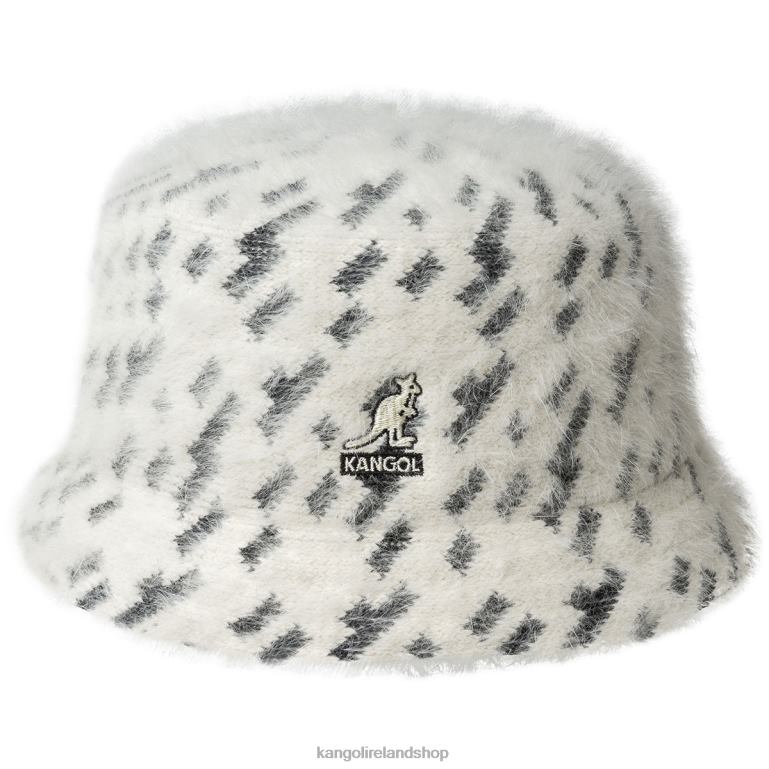 IE Kangol Furgora Matrix Bin Ivory/Black Unisex Accessories 6B26V559