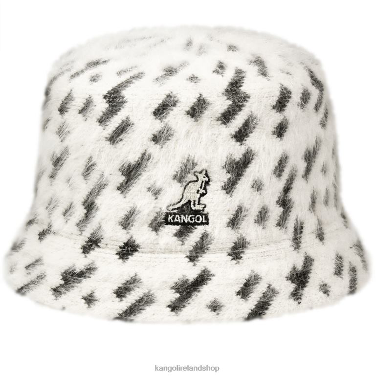IE Kangol Furgora Matrix Bin Ivory/Black Unisex Accessories 6B26V559