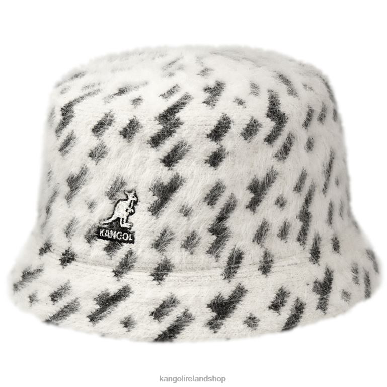 IE Kangol Furgora Matrix Bin Ivory/Black Unisex Accessories 6B26V559