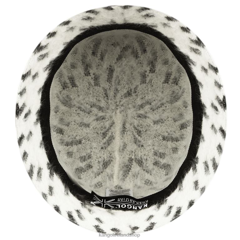 IE Kangol Furgora Matrix Bin Ivory/Black Unisex Accessories 6B26V559