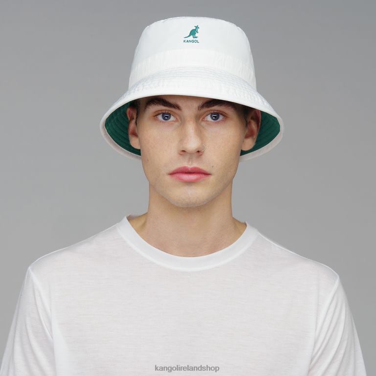 IE Kangol Golf Reversible Bucket Green/White Unisex Accessories 6B26V468