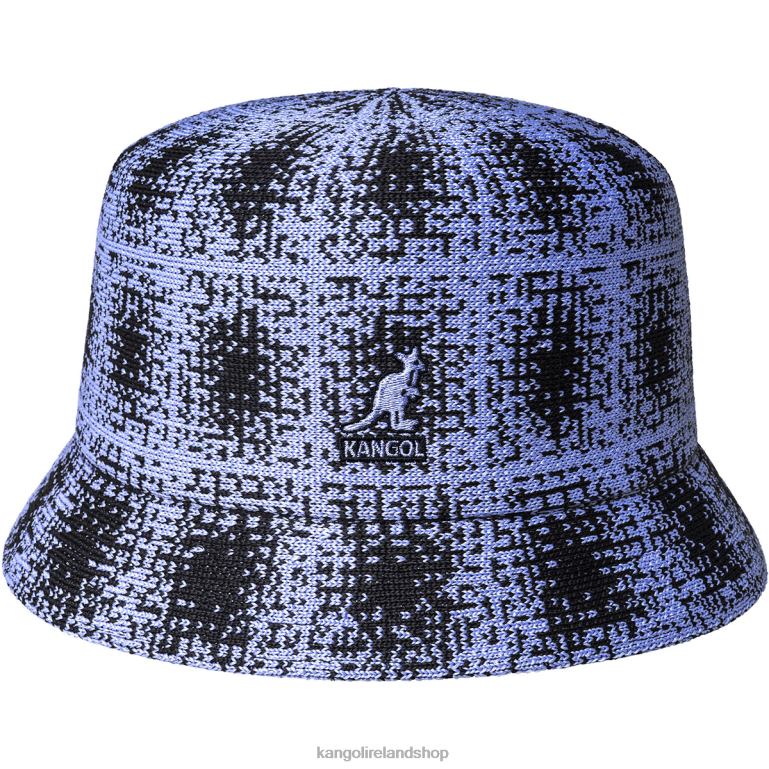 IE Kangol Grunge Plaid Bin Deep Springs/Iced Lilac Unisex Accessories 6B26V656