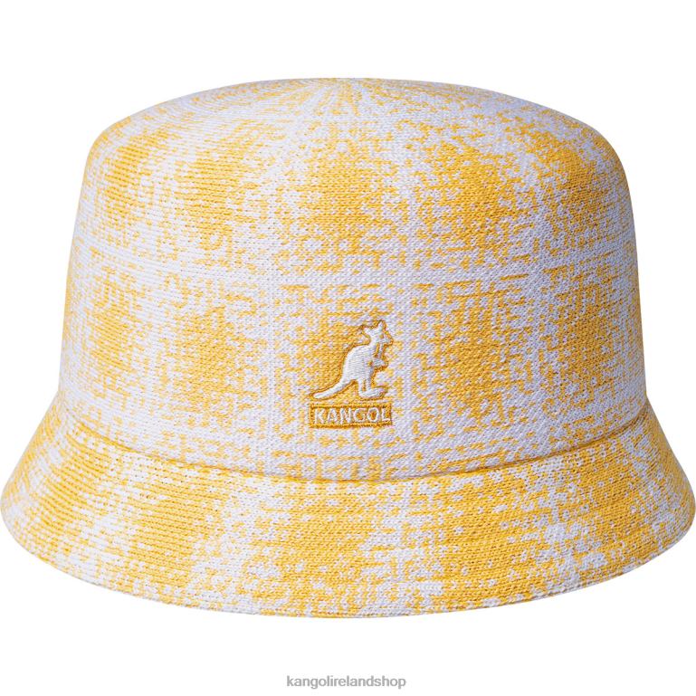 IE Kangol Grunge Plaid Bin Warm Apricot/White Unisex Accessories 6B26V657