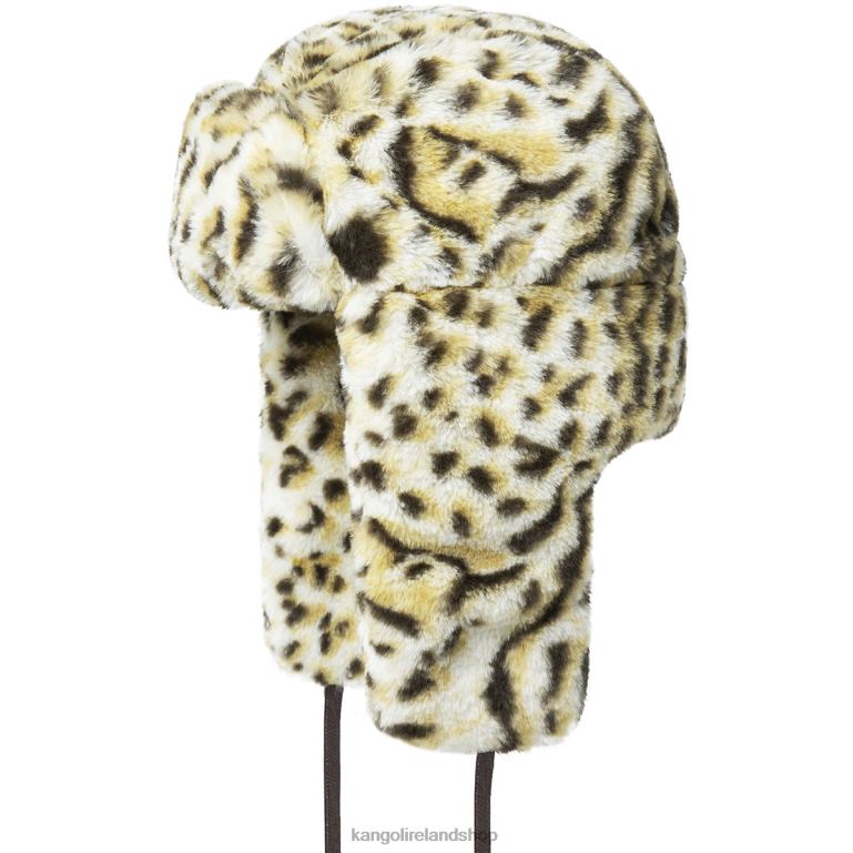 IE Kangol Leopard Trapper Snow Leopard Unisex Accessories 6B26V826