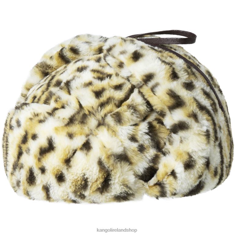 IE Kangol Leopard Trapper Snow Leopard Unisex Accessories 6B26V826