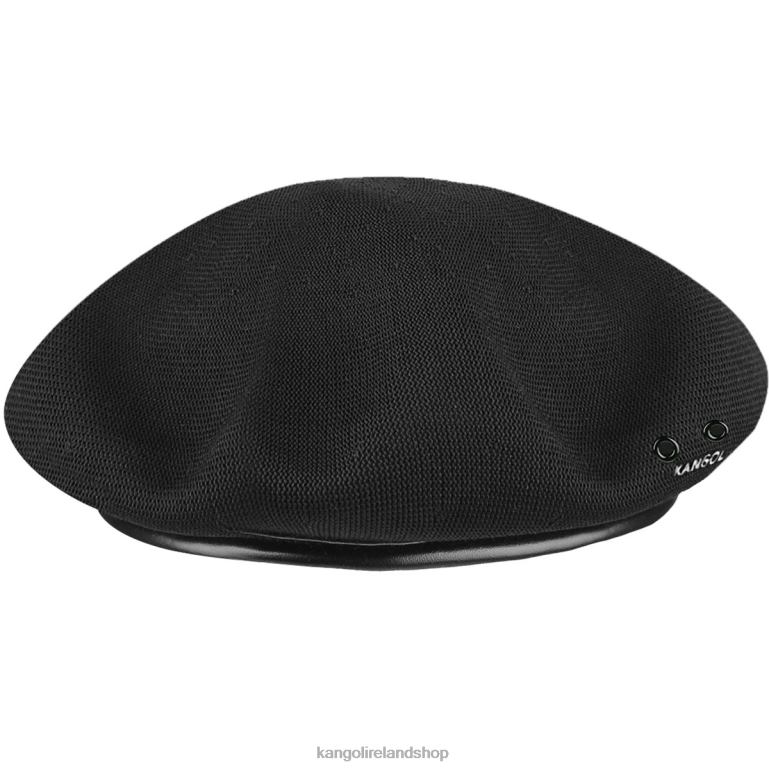 IE Kangol MONTY Tropic Beret Black Unisex Accessories 6B26V402