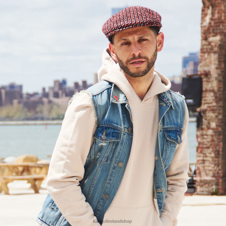 IE Kangol Maze Jacquard 504 Black Unisex Accessories 6B26V105