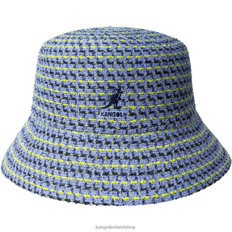 IE Kangol Maze Jacquard Bucket Iced Lilac Unisex Accessories 6B26V663
