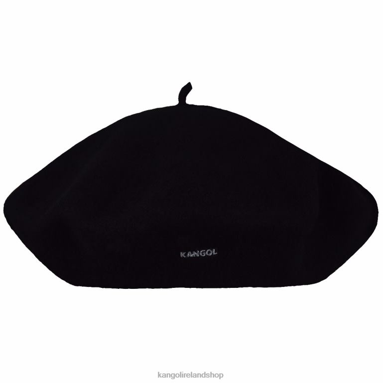 IE Kangol Modelaine Beret Black Unisex Accessories 6B26V442