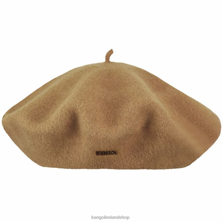 IE Kangol Modelaine Beret Camel Unisex Accessories 6B26V443