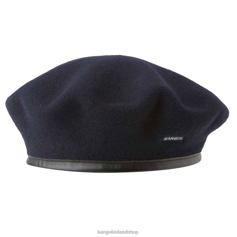 IE Kangol Monty Wool Beret Dark Blue Unisex Accessories 6B26V431
