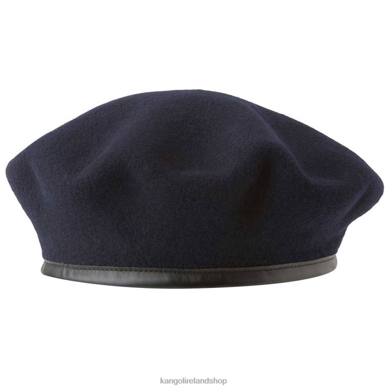 IE Kangol Monty Wool Beret Dark Blue Unisex Accessories 6B26V431