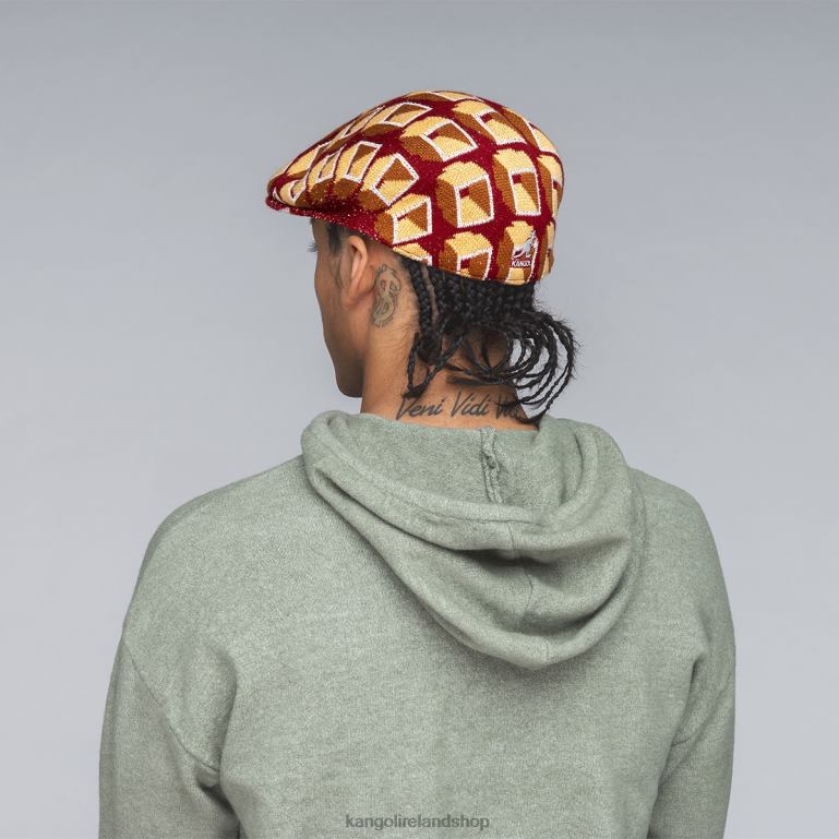 IE Kangol Motherboard 504 Red Velvet Unisex Accessories 6B26V110