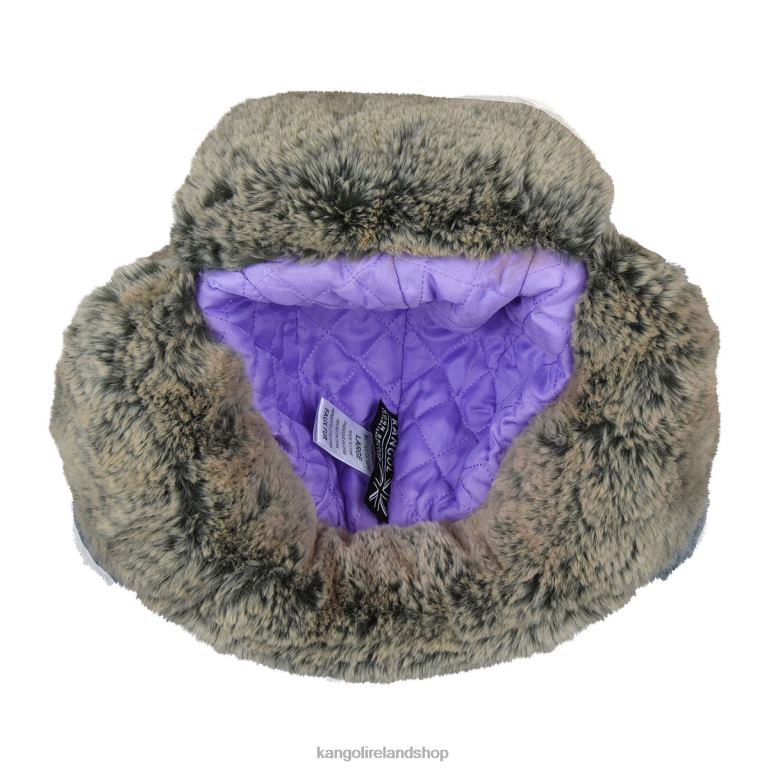IE Kangol Multi Faux Fur Trapper Multi Unisex Accessories 6B26V859