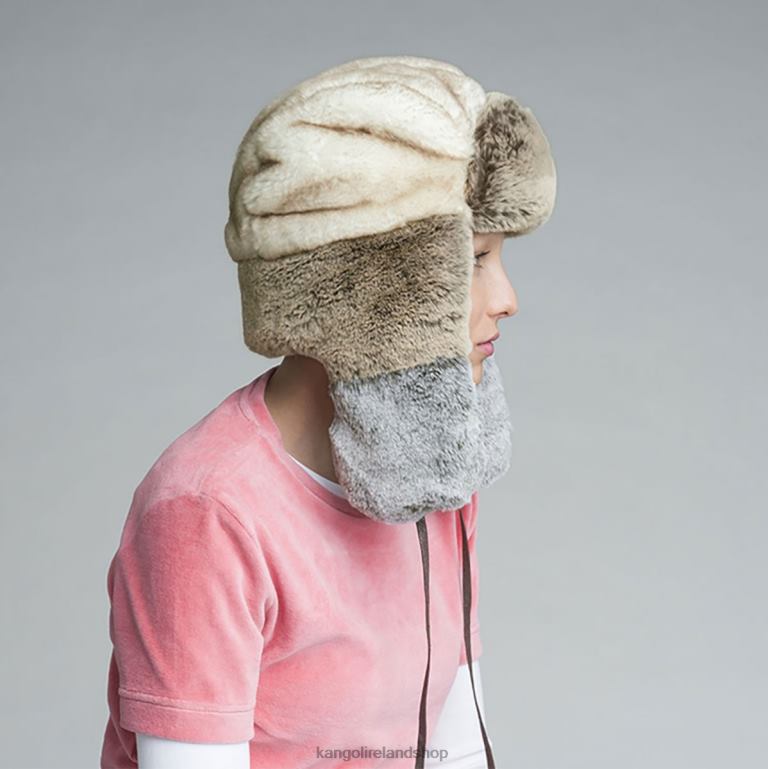 IE Kangol Multi Faux Fur Trapper Multi Unisex Accessories 6B26V859