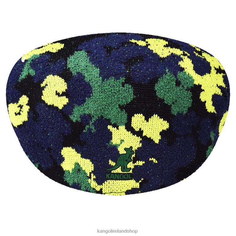 IE Kangol Nature Camo 504 Black Camo Unisex Accessories 6B26V3
