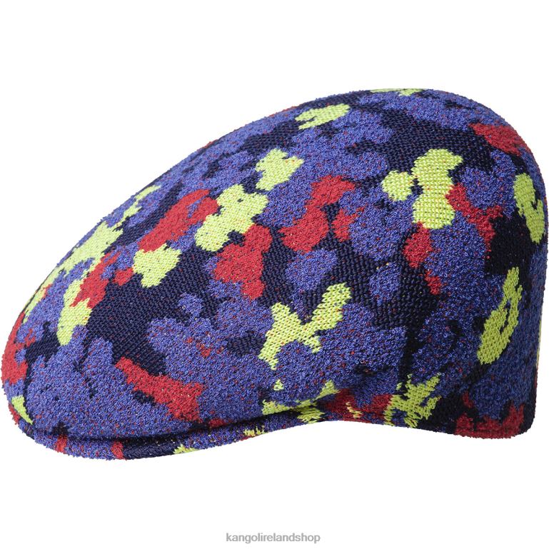 IE Kangol Nature Camo 504 Navy Camo Unisex Accessories 6B26V1