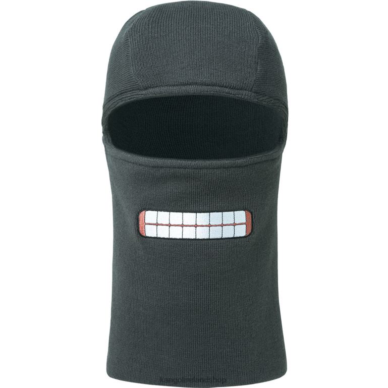 IE Kangol Okay Folding Balaclava Charcoal Unisex Accessories 6B26V811