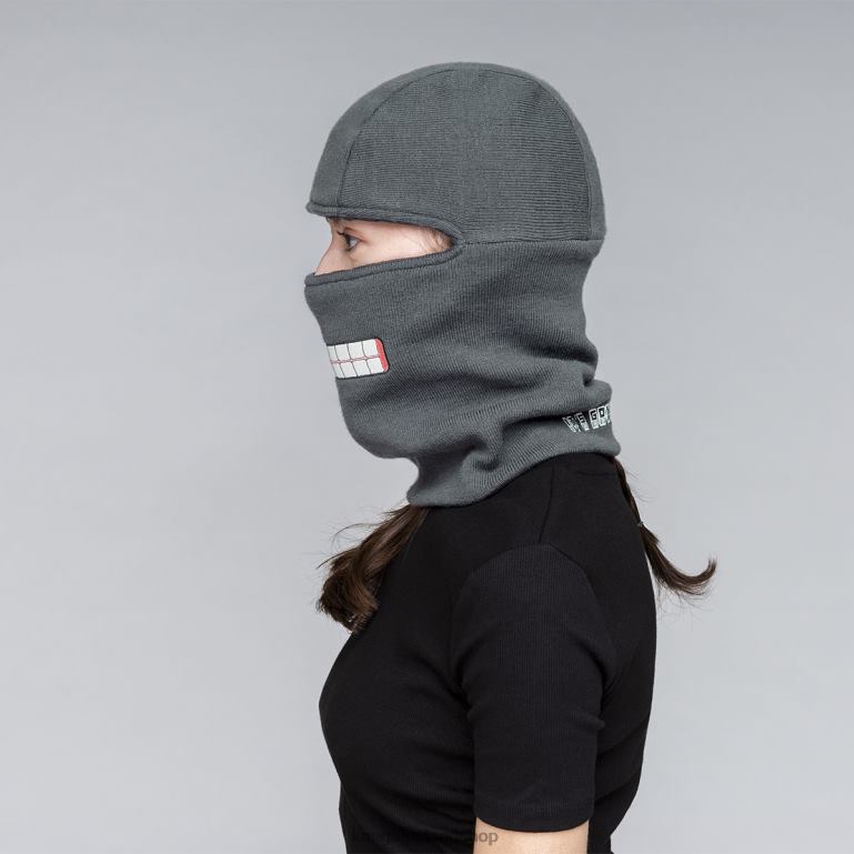 IE Kangol Okay Folding Balaclava Charcoal Unisex Accessories 6B26V811