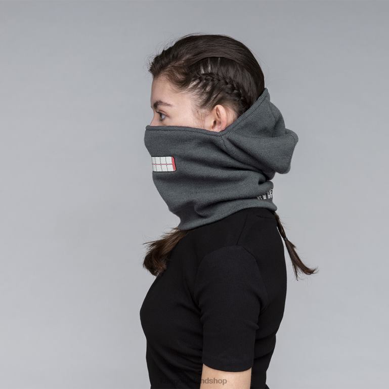 IE Kangol Okay Folding Balaclava Charcoal Unisex Accessories 6B26V811