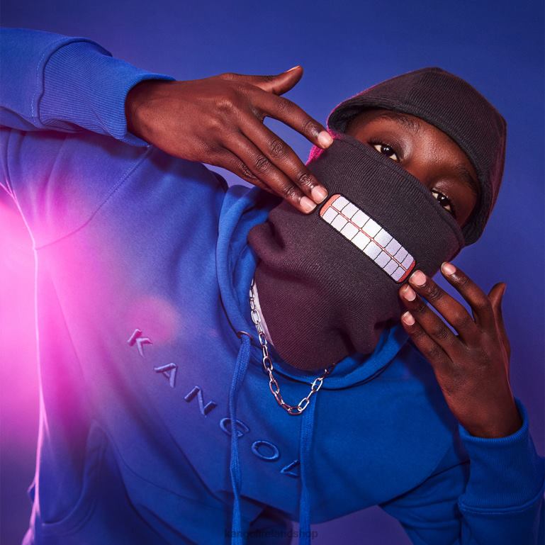 IE Kangol Okay Folding Balaclava Charcoal Unisex Accessories 6B26V811