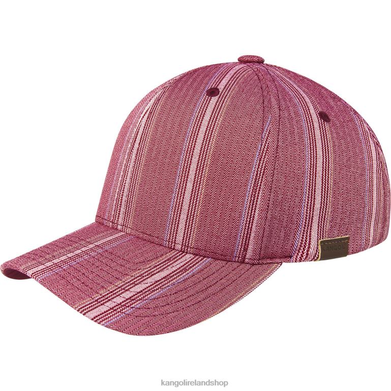 IE Kangol Pattern Flexfit Baseball Variegated Stripe Red Unisex Accessories 6B26V371
