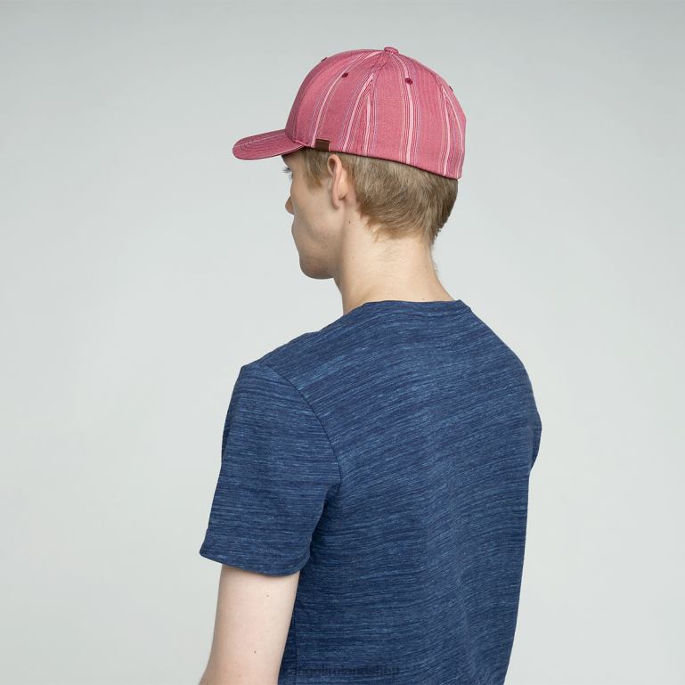 IE Kangol Pattern Flexfit Baseball Variegated Stripe Red Unisex Accessories 6B26V371