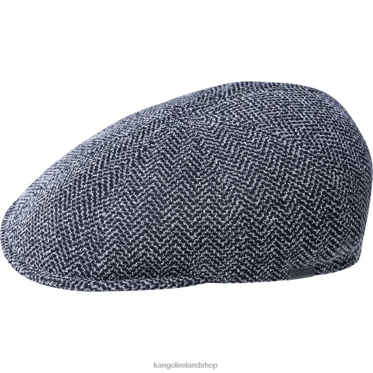 IE Kangol Pattern Flexfit Cap Marled Navy Unisex Accessories 6B26V775