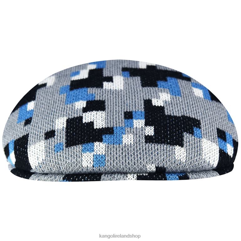IE Kangol Pixelated Plaid 504 Grey/Black Unisex Accessories 6B26V52