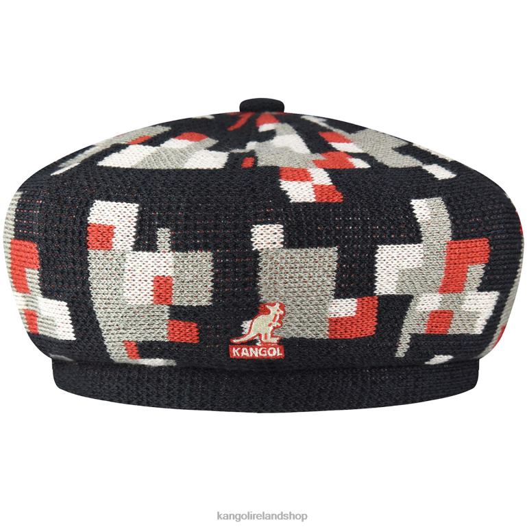 IE Kangol Pixelated Plaid Beret Deep Springs/Nickel Unisex Accessories 6B26V398