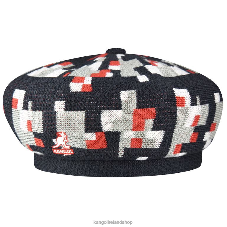 IE Kangol Pixelated Plaid Beret Deep Springs/Nickel Unisex Accessories 6B26V398