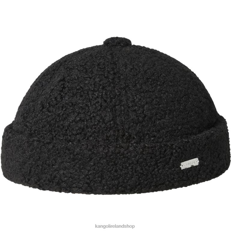 IE Kangol Plush Watch Cap Black Unisex Accessories 6B26V812