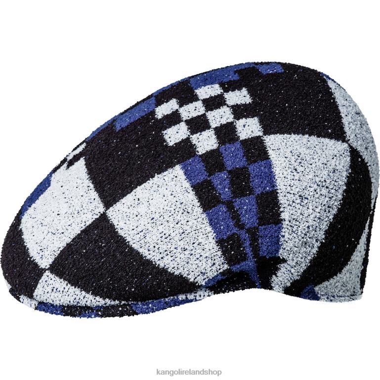 IE Kangol Pop Gingham 504 Starry Blue/Black Unisex Accessories 6B26V12