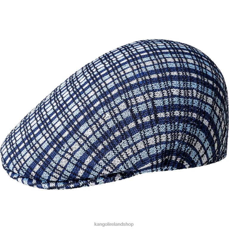 IE Kangol Prep Plaid 507 Blue Plaid Unisex Accessories 6B26V170