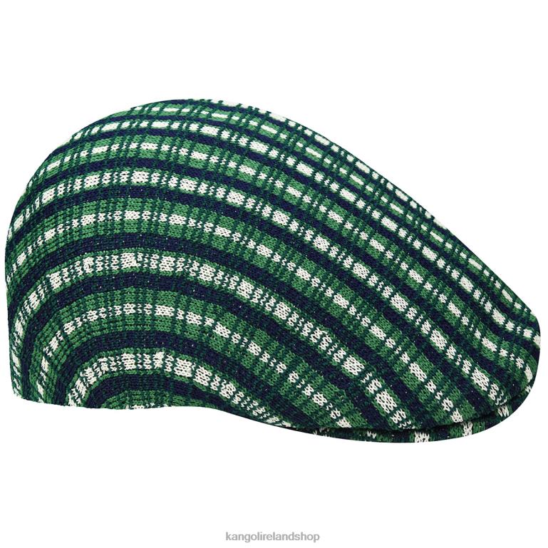 IE Kangol Prep Plaid 507 Green Plaid Unisex Accessories 6B26V169