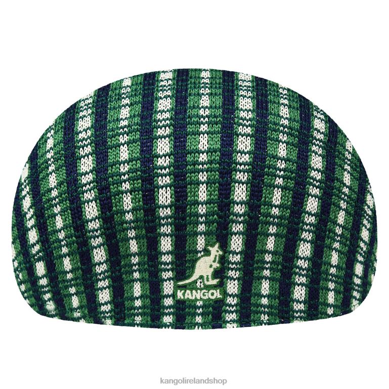 IE Kangol Prep Plaid 507 Green Plaid Unisex Accessories 6B26V169