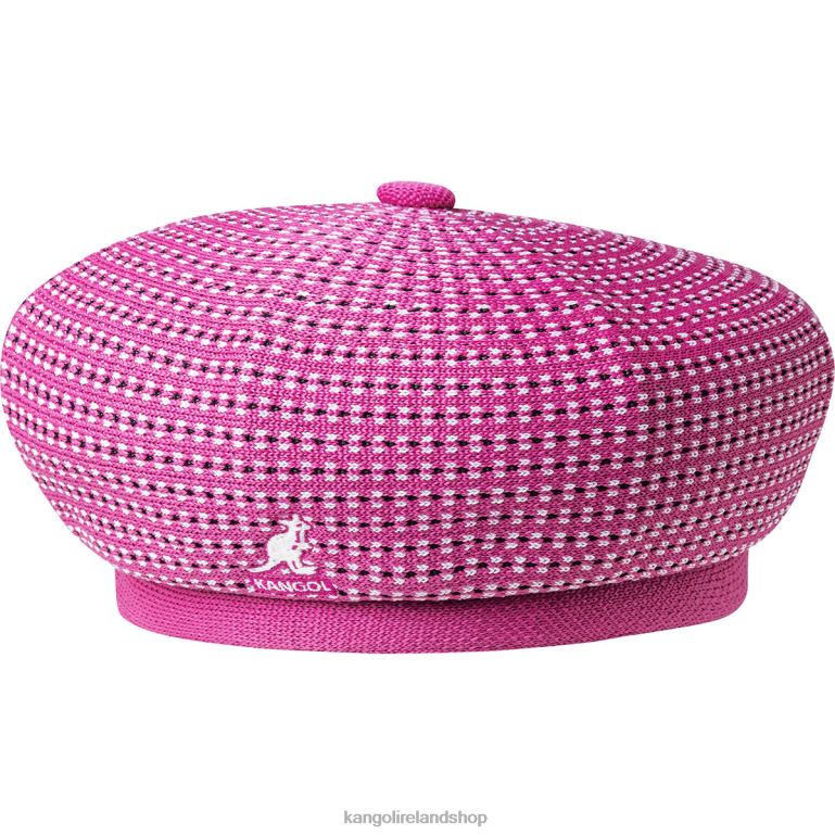 IE Kangol Preppy Jax Beret Electric Pink Unisex Accessories 6B26V417