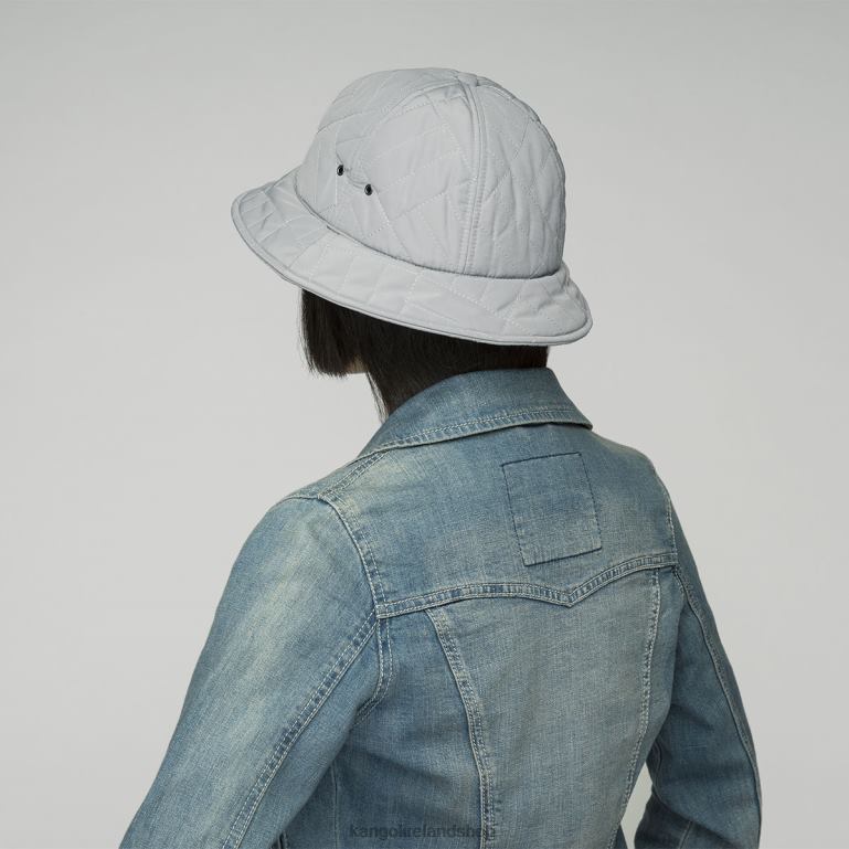 IE Kangol Quilted Casual Light Grey Unisex Accessories 6B26V687