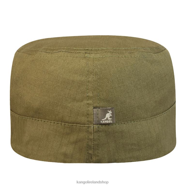 IE Kangol Ripstop Army Cap Green Unisex Accessories 6B26V268