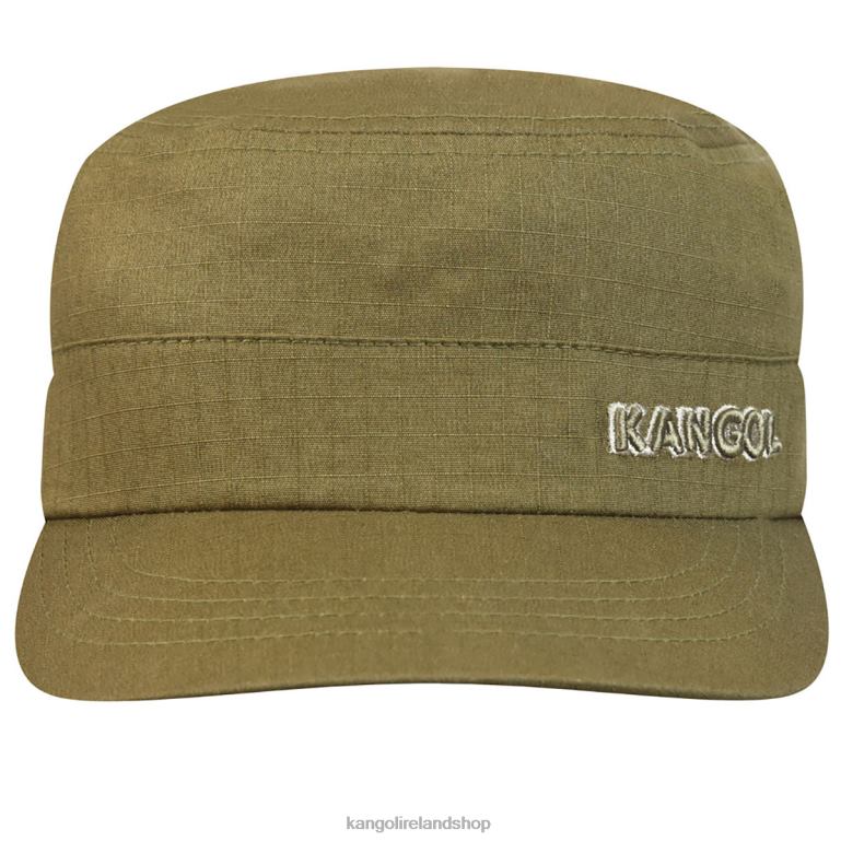 IE Kangol Ripstop Army Cap Green Unisex Accessories 6B26V268