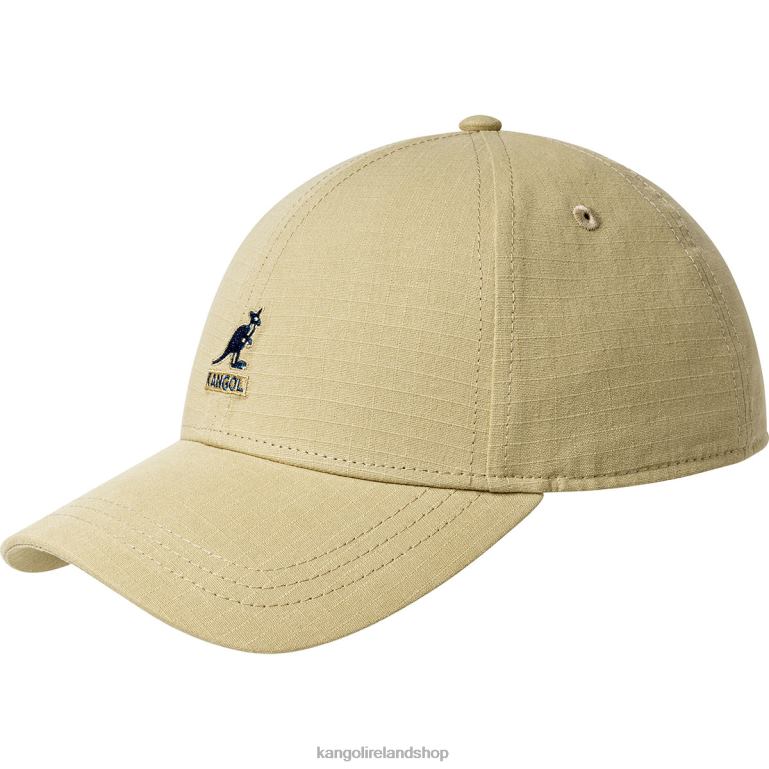 IE Kangol Ripstop Essential Baseball Khaki Unisex Accessories 6B26V366