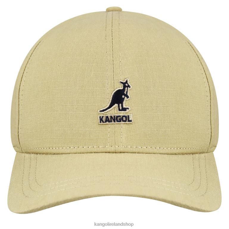 IE Kangol Ripstop Essential Baseball Khaki Unisex Accessories 6B26V366