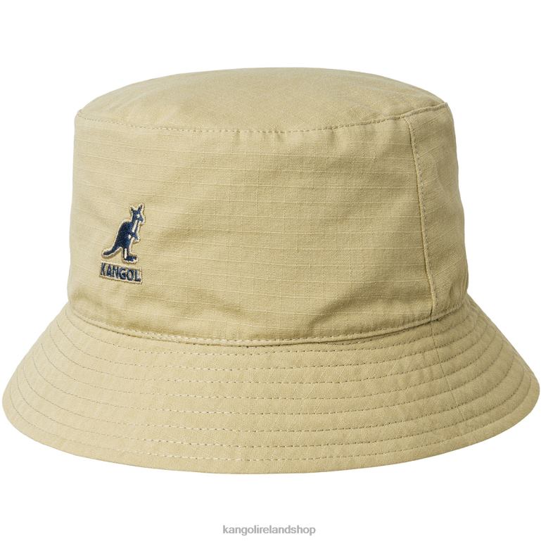 IE Kangol Ripstop Essential Rev Bucket Khaki Unisex Accessories 6B26V518