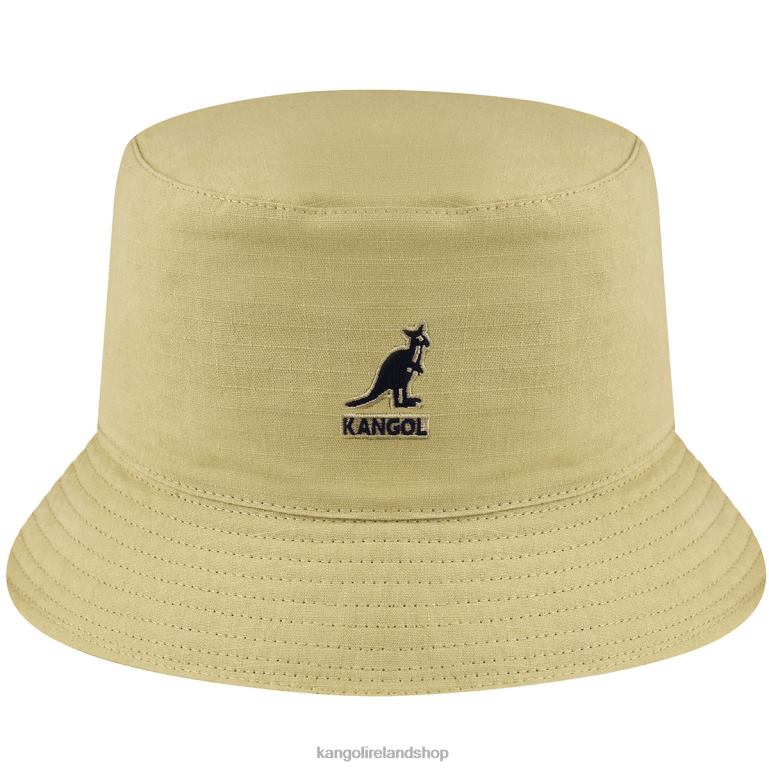 IE Kangol Ripstop Essential Rev Bucket Khaki Unisex Accessories 6B26V518